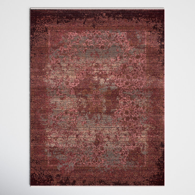 Joss & Main Miko Oriental Red/Pink Area Rug & Reviews Wayfair